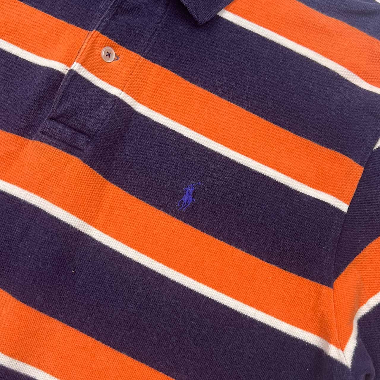 90s 00s Polo by Ralph Lauren ラルフローレン ボーダー ワンポイント