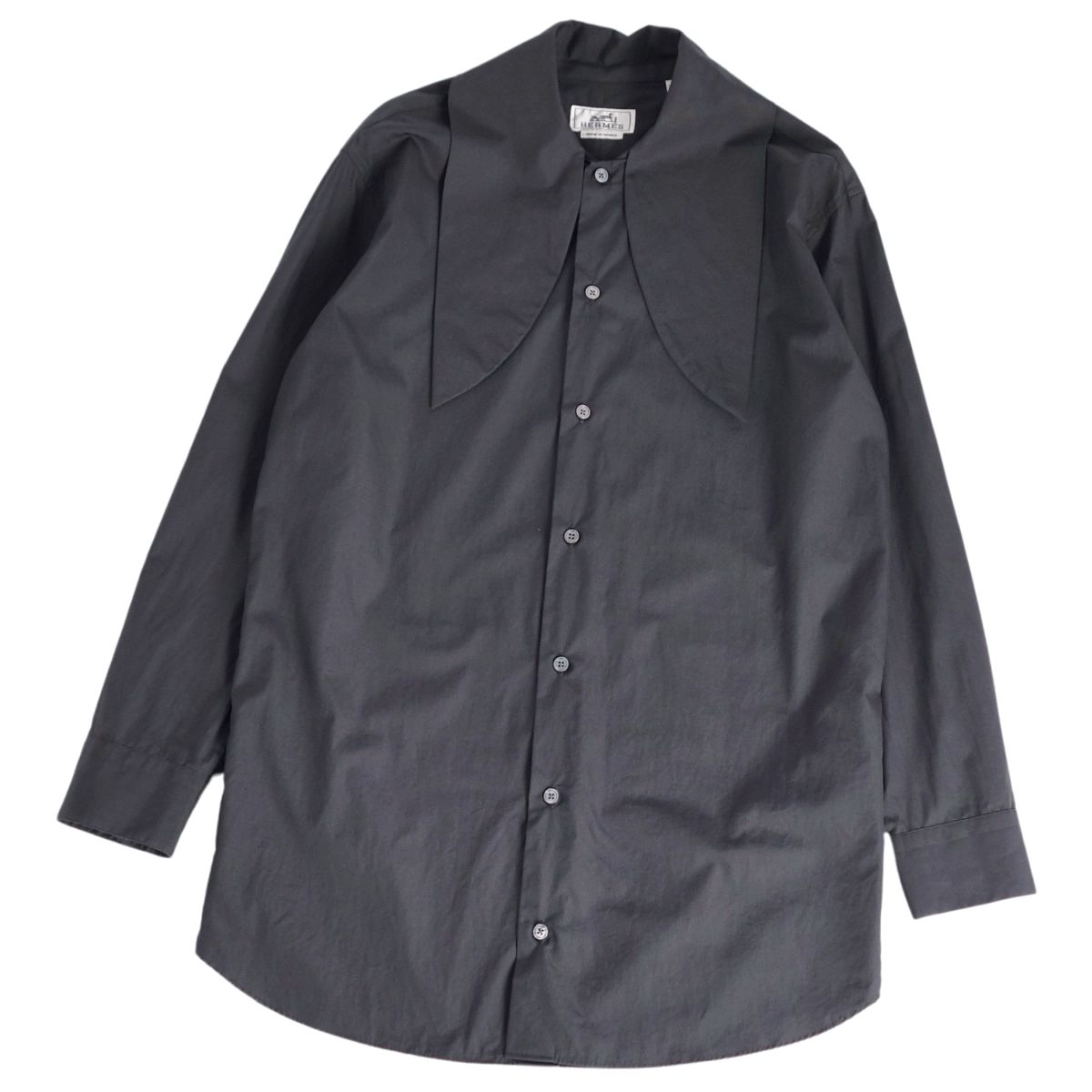 HERMES 20AW エルメス シャツ 長袖 ロングスリーブ 美品 コットン