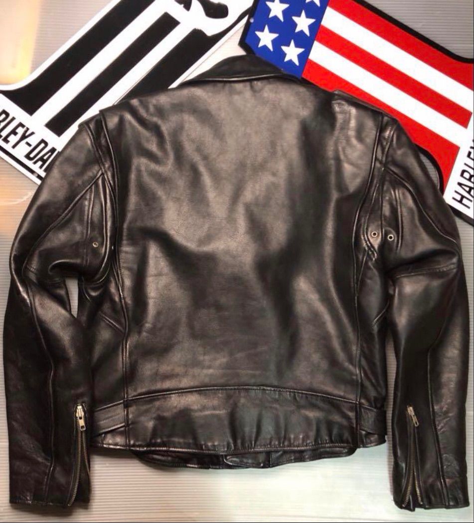 HARLEY DAVIDSON ハーレーダビッドソン 【ザ黒革Wの革ジャン程