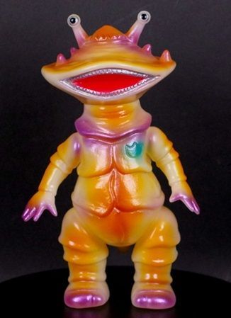 ブルマァク怪獣シリーズ リトルカネゴン（蓄光オレンジ） ブルマァク