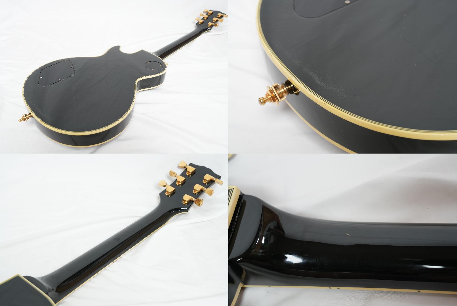 ☆EDWARDS by ESP E-LP Les Paul Custom 初期型 極太ネック レスポール