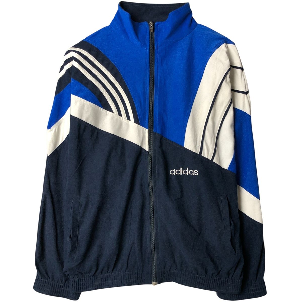 古着 80年代 アディダス adidas ベロアジャージ トラックジャケット メンズM相当 ヴィンテージ|eaa588719