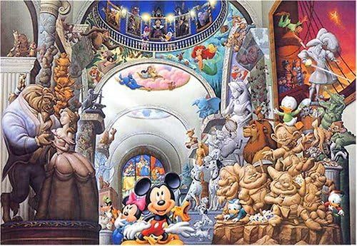 テンヨージグソーパズル　ディズニーオールキャラクターミュージアム 2000ピース 新品】2000ピース ディズニーオールキャラクターミュージアム D