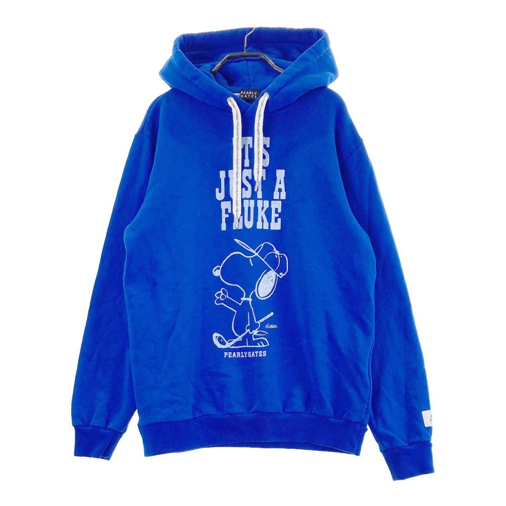 PEARLY GATES - PEARLY GATES PEANUTS スヌーピー パーカー 4 ブルー サイズ：6 PEARLY GATES パーリーゲイツ ×PEANUTS スヌーピー
