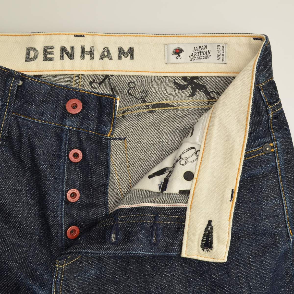 DENHAM】日本製 01-21-02-11-035 RAZOR MIJAKIV 高品質 SLIM FIT