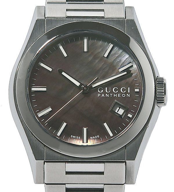 ☆良品！GUCCI グッチ パンテオン 115.4 YA115401 クォーツ ボーイズ 