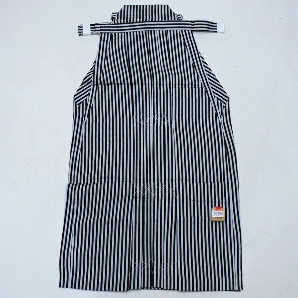 袴 縞袴 単品 男性用 行灯袴 グレー×黒 袴丈83cm 87cm 91cm 95cm 99cm SS寸 S寸 M寸 L寸 LL寸 NO26396-3