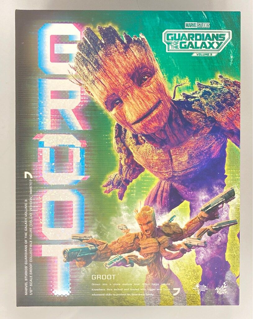 HOTTOYS MOVIE MASTERPIECE GROOT DELUXE VERSION MMS707