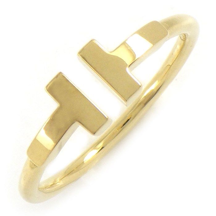 ティファニー Tiffany & Co. リング T ワイヤー 60147357 K18YG 17号  