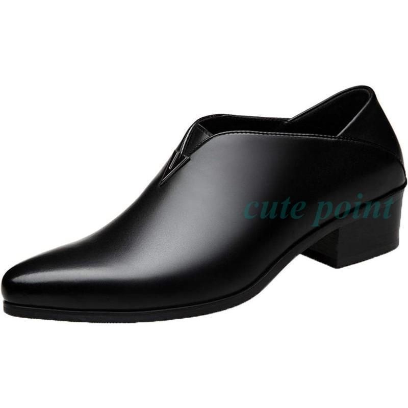 COMME CA MEN ◇ビジネスシューズ/レザー/ダークブラウン/サイズ