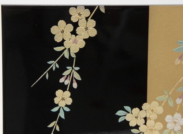 アウトレット品 雛人形平飾台 屏風・台セット 70×1-13号 羽衣 会津曙塗 22a-ya-3086 アウトレット品 インテリア 台屏風セット 70×1-13号 羽衣 会津曙塗平