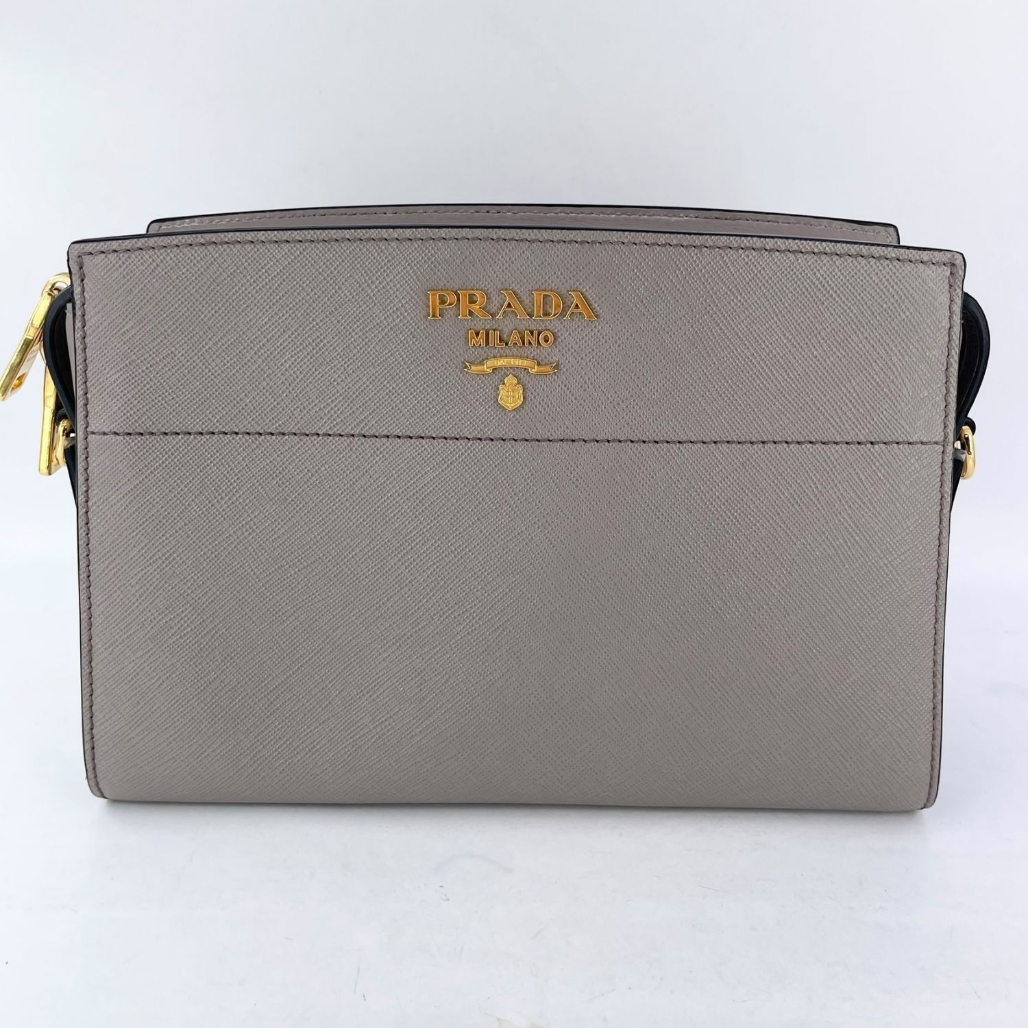 中古】 PRADA プラダ サフィアーノレザー 1BH104 ショルダーバッグ  