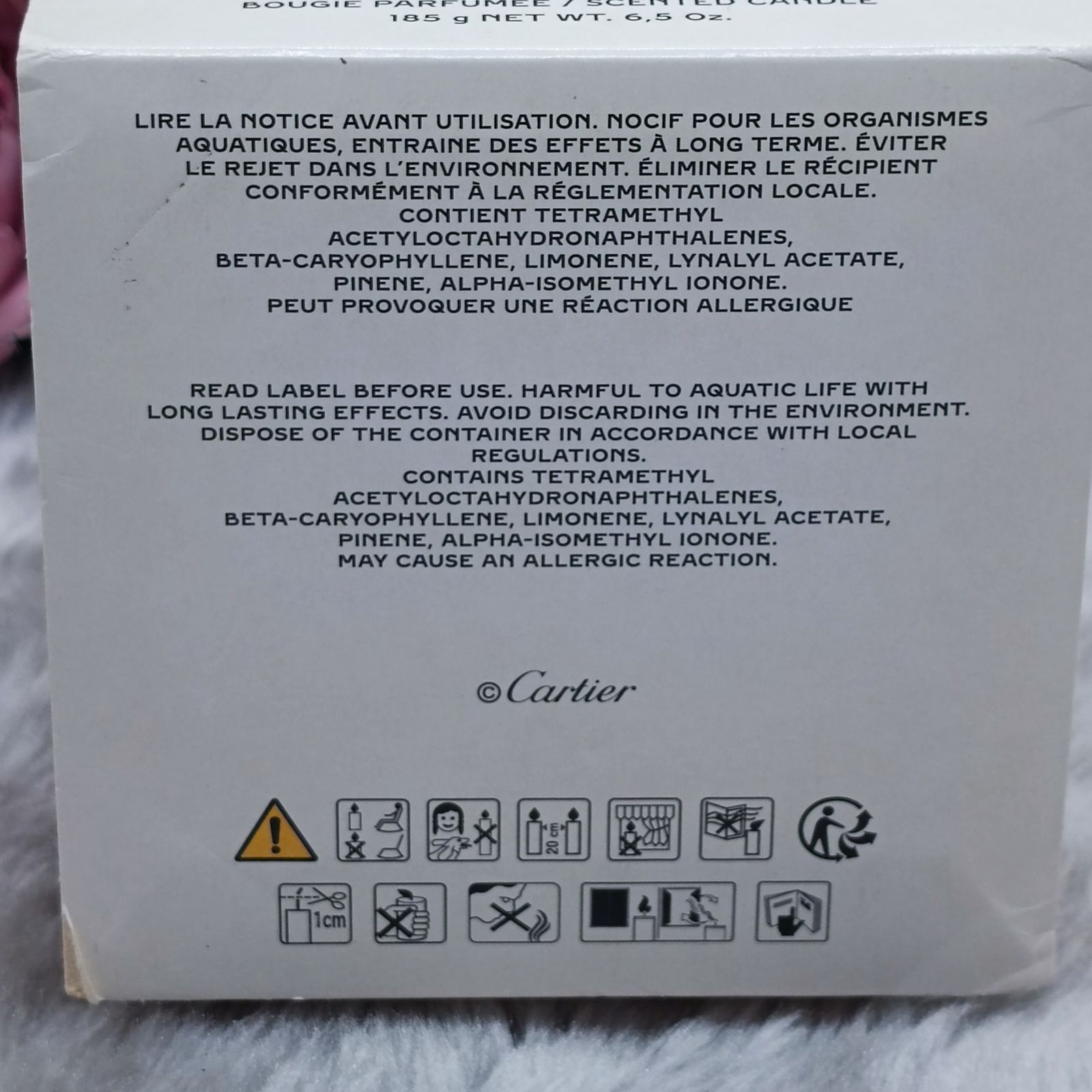 Cartier 》 ☆未使用☆ カルティエ フレグランスキャンドル アロマ