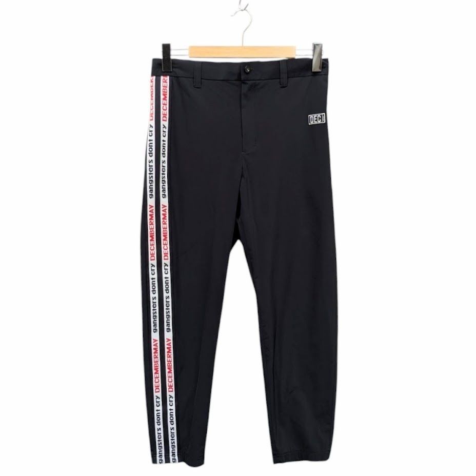 DECEMBERMAY 1-005-2003 ディセンバーメイ ゴルフウェア ロングパンツ Bi-color logo long pants サイズ L