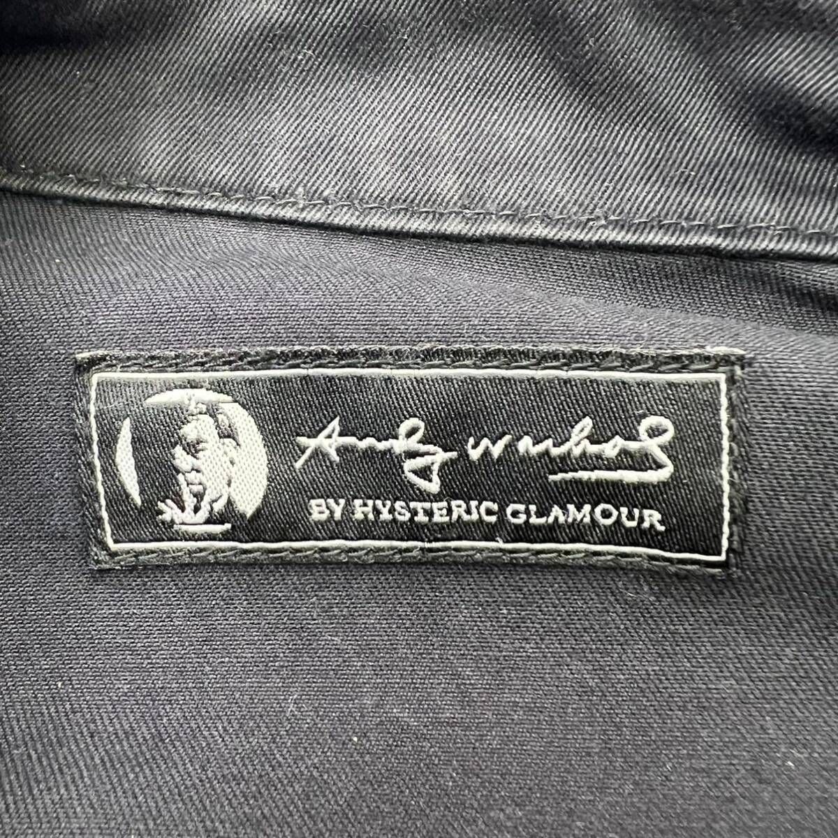 Andy Warhol BY HYSTERIC GLAMOUR ☆ 背面 アート ミリタリー 