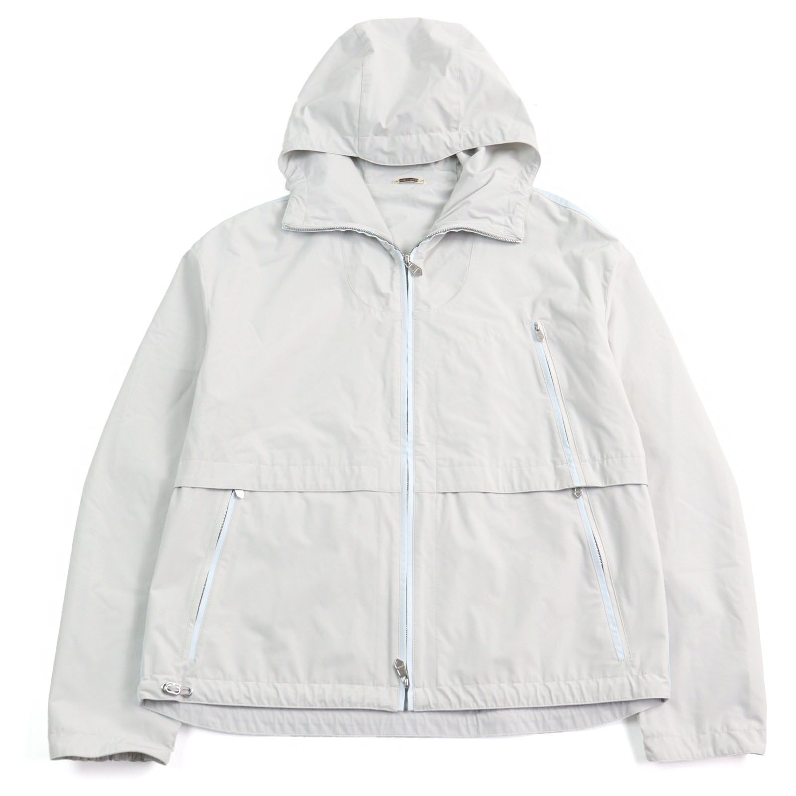 極美品○HERMES エルメス 24SS バイカラー フーデッド ダブル