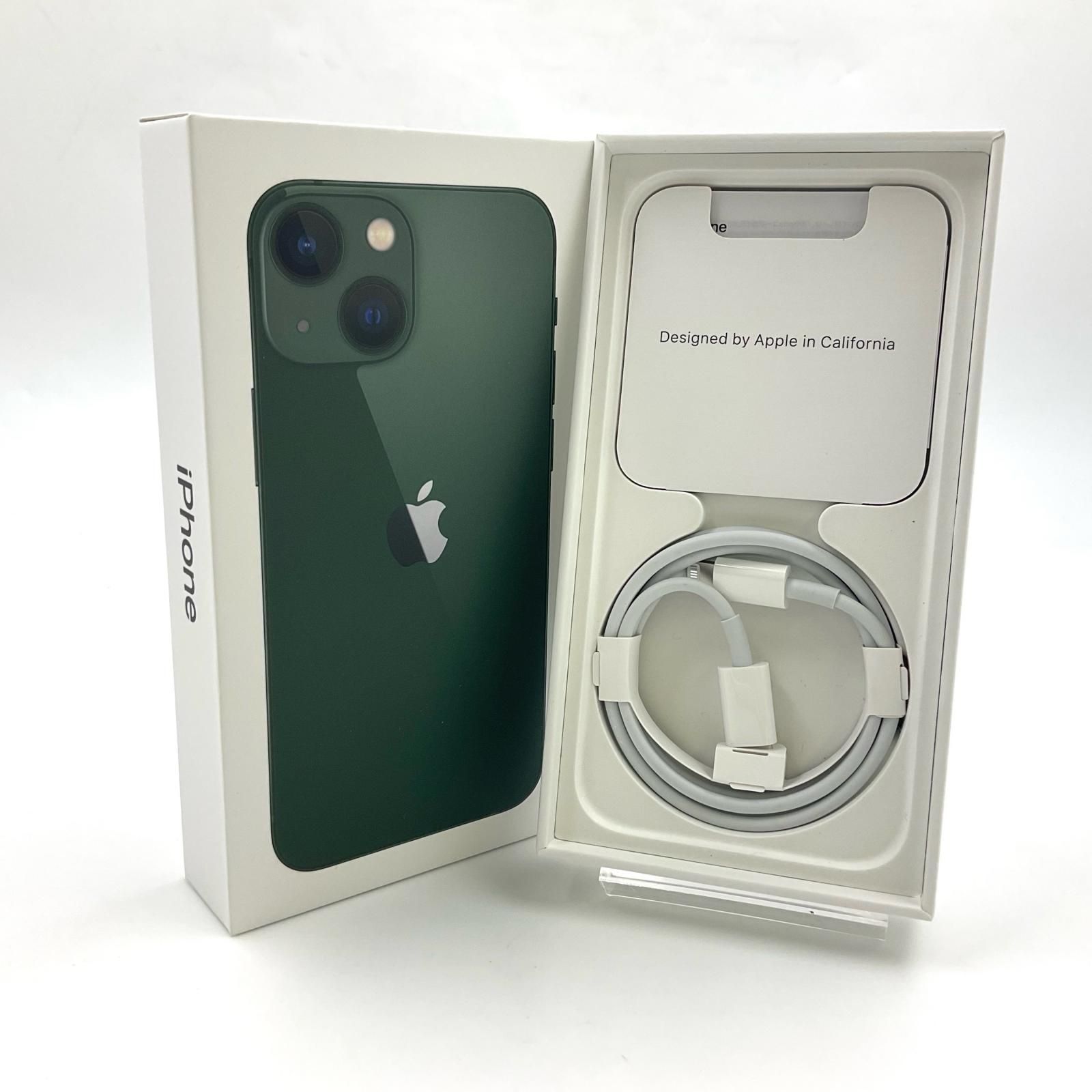 Apple iPhone 13 mini 256GB グリーン SIMフリー 動作確認済 80