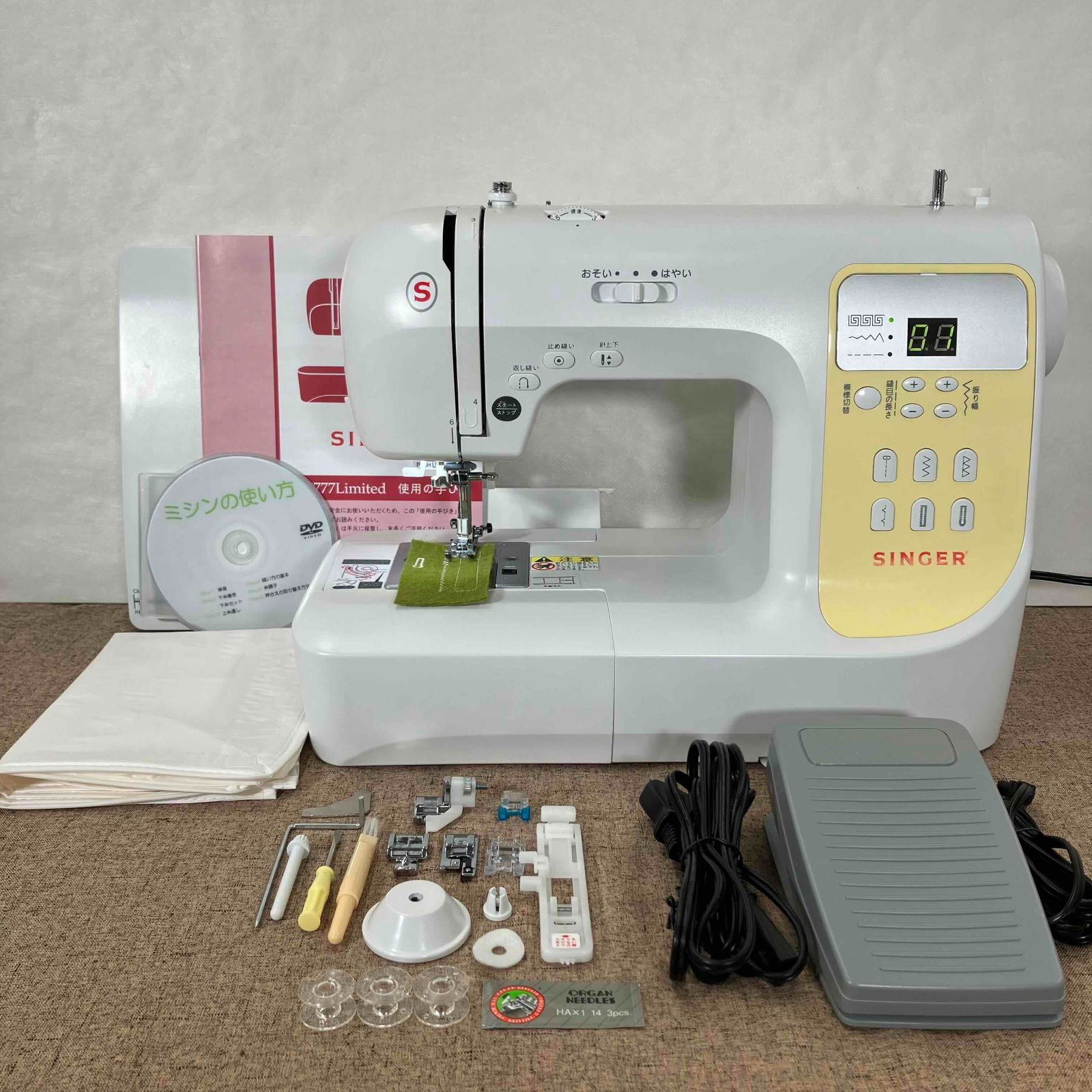 SINGER SN777Limited 完品 シンガー ミシン SN777Limited コンピューター 家庭用 本体 ハンドメイド