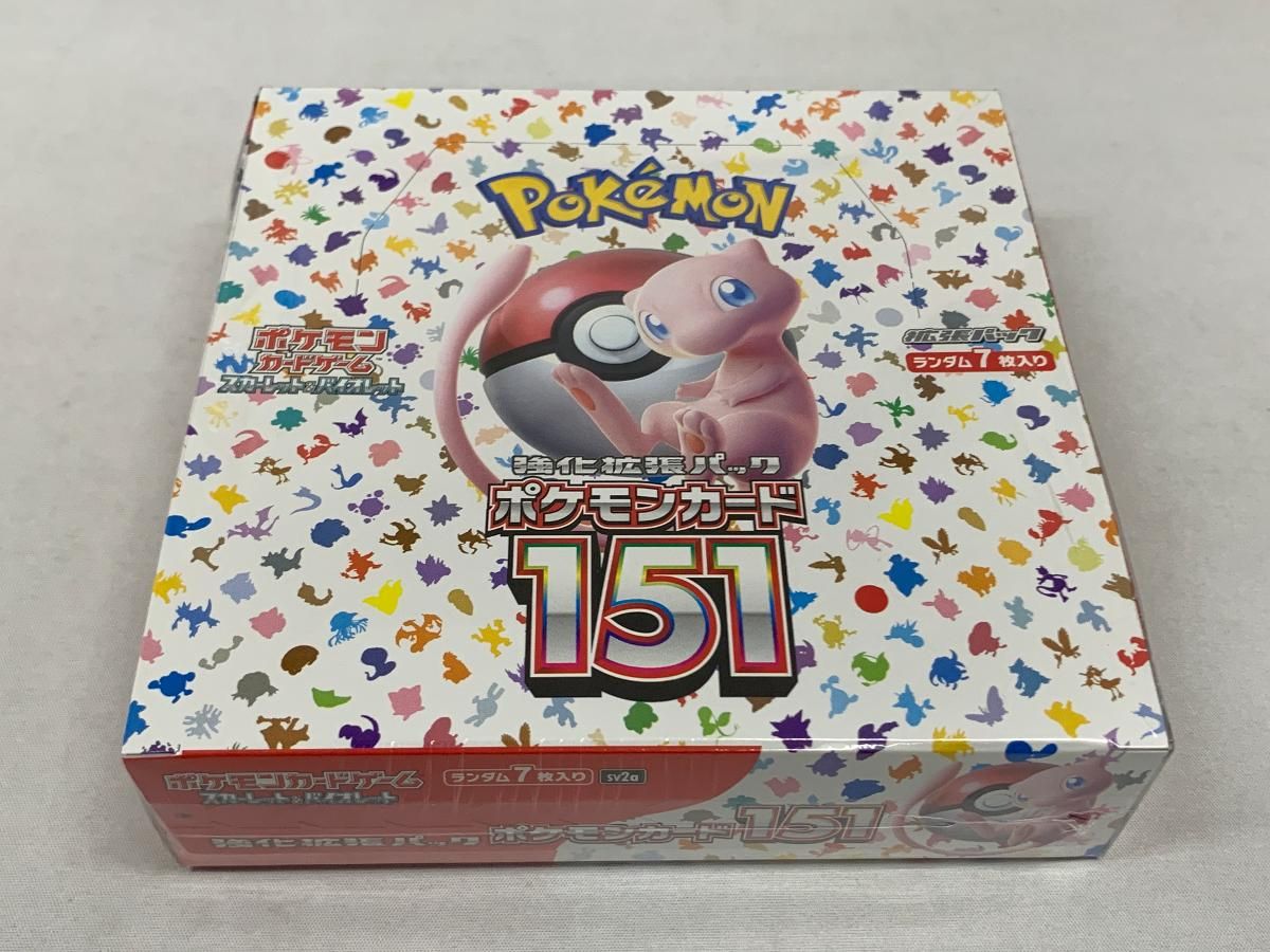 スカーレットu0026バイオレット 強化拡張パック 151(シュリンク未開封BOX) ポケモンカード ポケカ