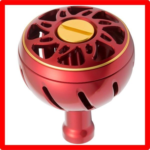 送料無料Color:レッド_Style:Lモデル (Lサイズ交換可) ダイワslpワークス(Daiwa Slp Works) ハンドルノブ SLPW アルミラウンドノブ L 電動・両軸リール共用 レッド リール