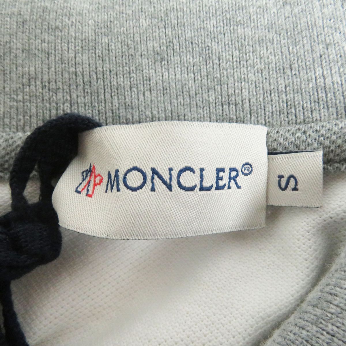 未使用品□MONCLER/モンクレール MAGLIA POLO MANICA CORTA ロゴ