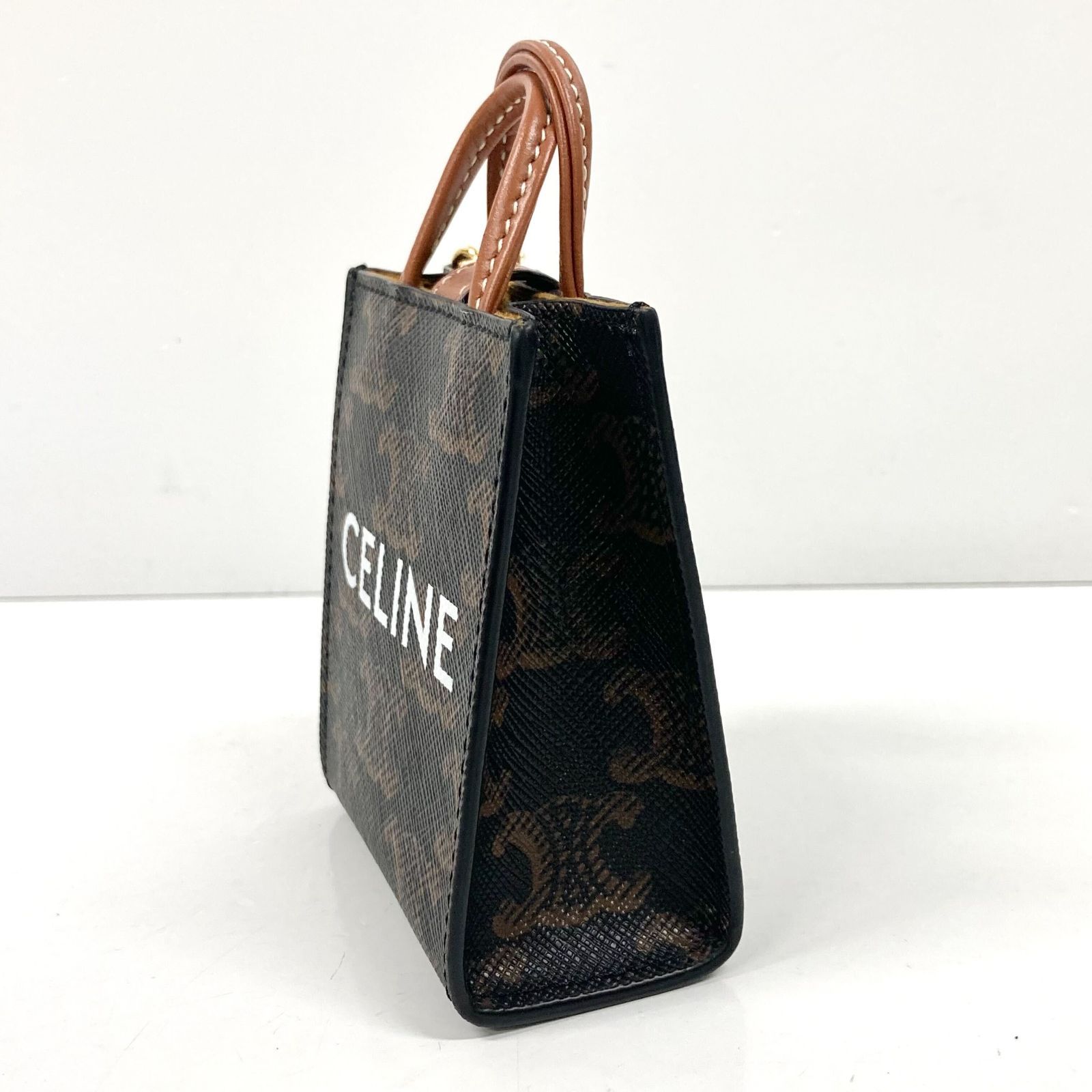 セリーヌ CELINE マイクロバーティカルカバ ポーチ キーホルダー