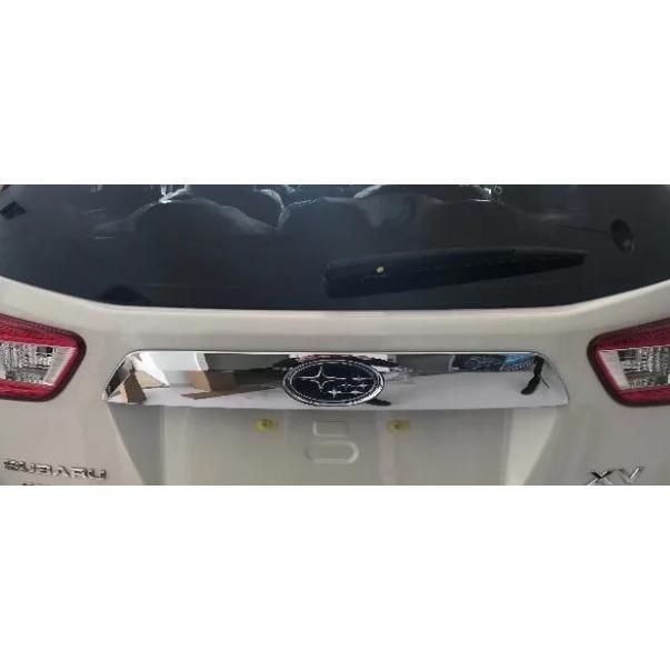 鏡面仕上げ メッキ バックドア リア トランク ガーニッシュ バル XV GT3 GT7 1.6i 2.0i Lアイサイト Sアイサイト アイサイト b5916