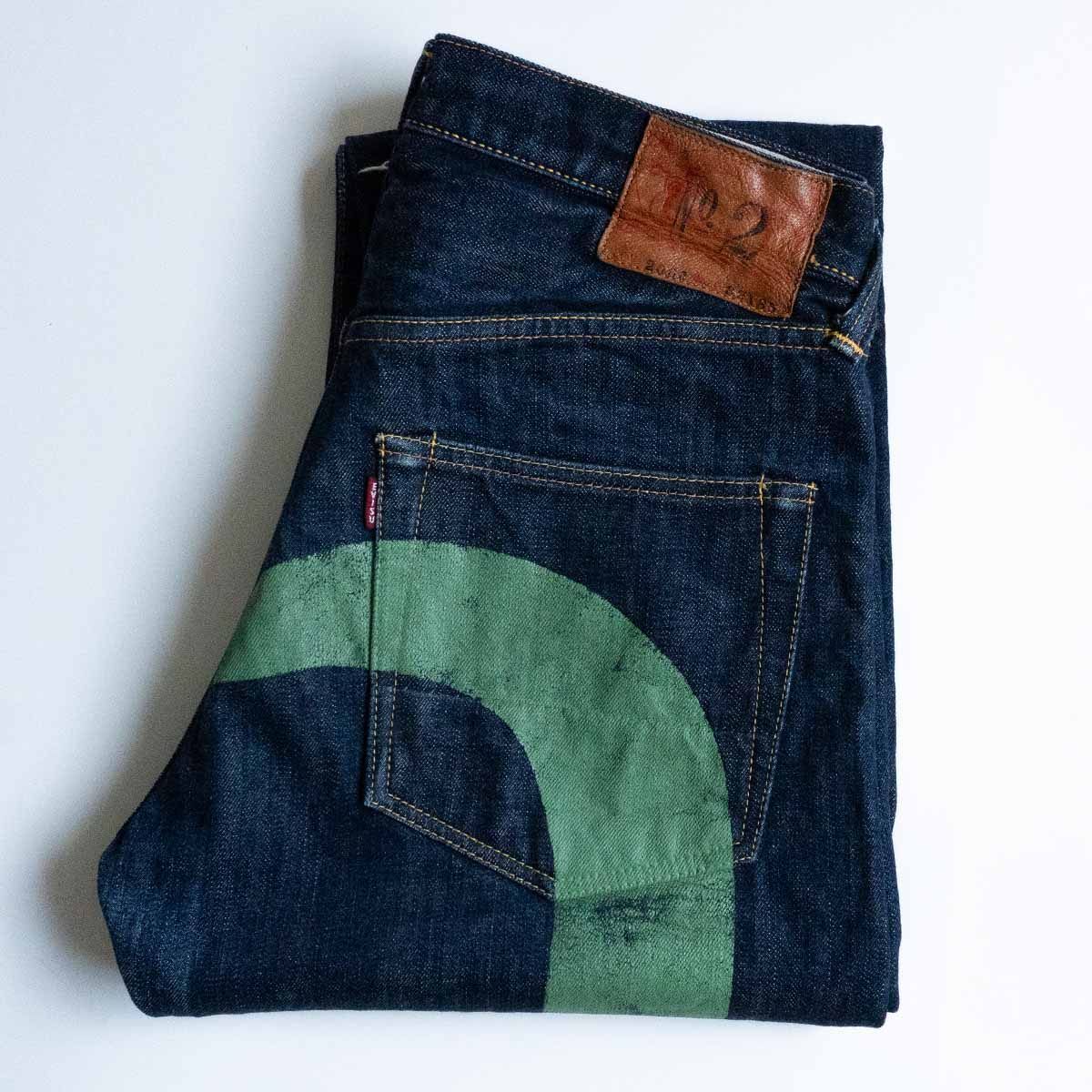 美品/濃紺】EVISU 【LOT.2000 デニムパンツ】32×35 エビス