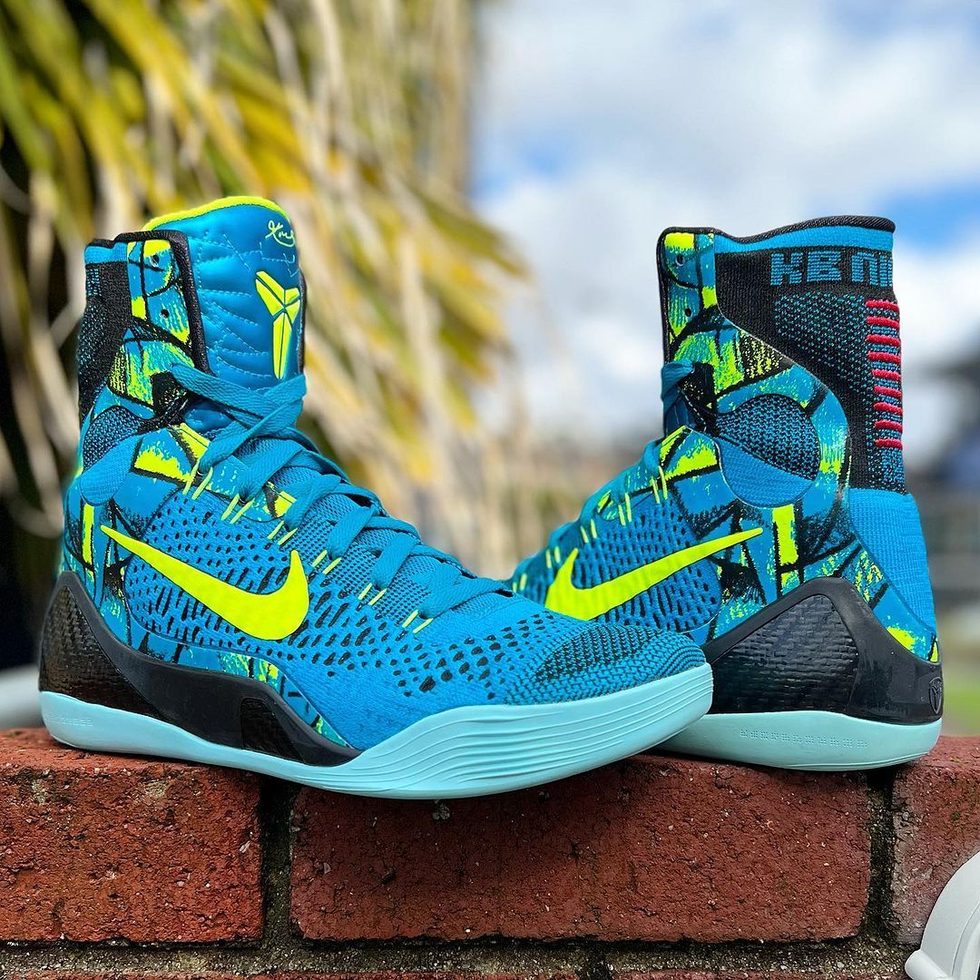 NIKE KOBE IX ELITE 'PERSPECTIVE' ナイキ コービー 9 エリート パースペクティブ 【MEN'S】 neo  turq/volt neotuq/volt 630847-400