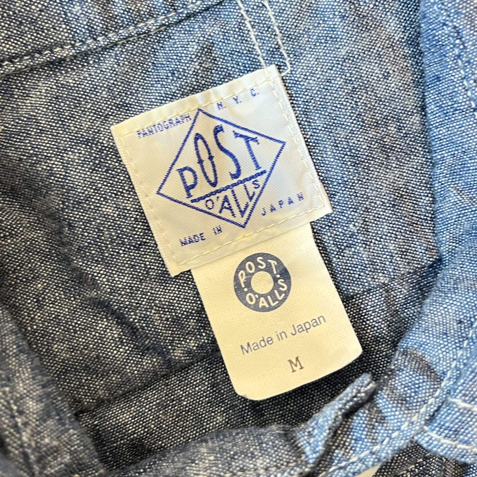 POST OʼALLS ポストオーバーオールズ⚫︎23SS 3213S-CC NAVY CUT