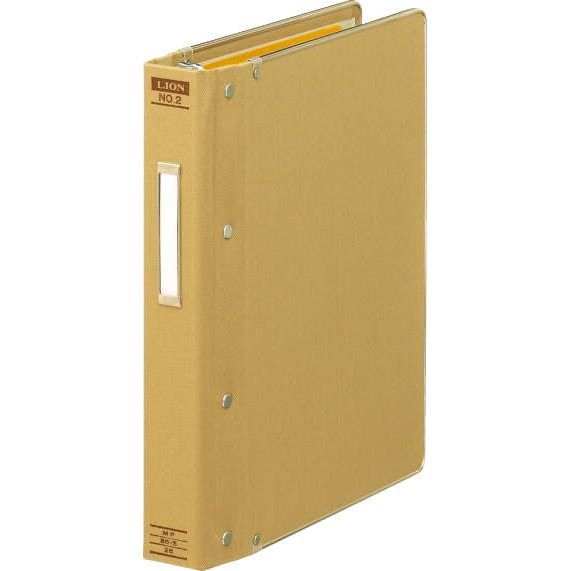 まとめ買い ライオン事務器 バインダー MP式 B5タテ 26穴 200枚収容 総布貼り No.2 155-30 3冊セット