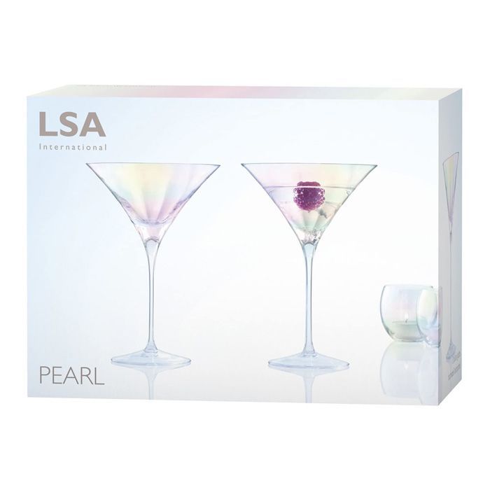 LSA グラス カクテル ペアグラス パールクリア PEARL LPE 25 G 1444 11 916 セット 高さ20 cm 容量300 ml