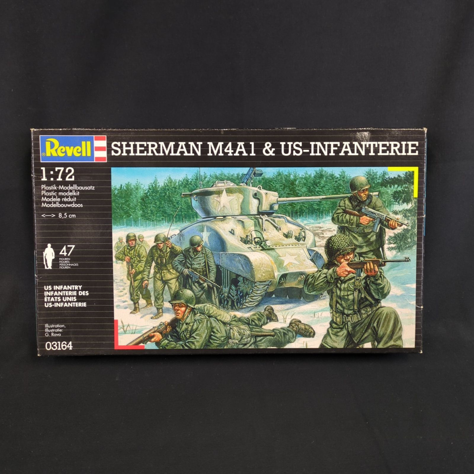 輸入キット Revell レベル 03164 1 72 M4A1 Sherman - US Infanterie M4A1シャーマンとアメリカ歩兵