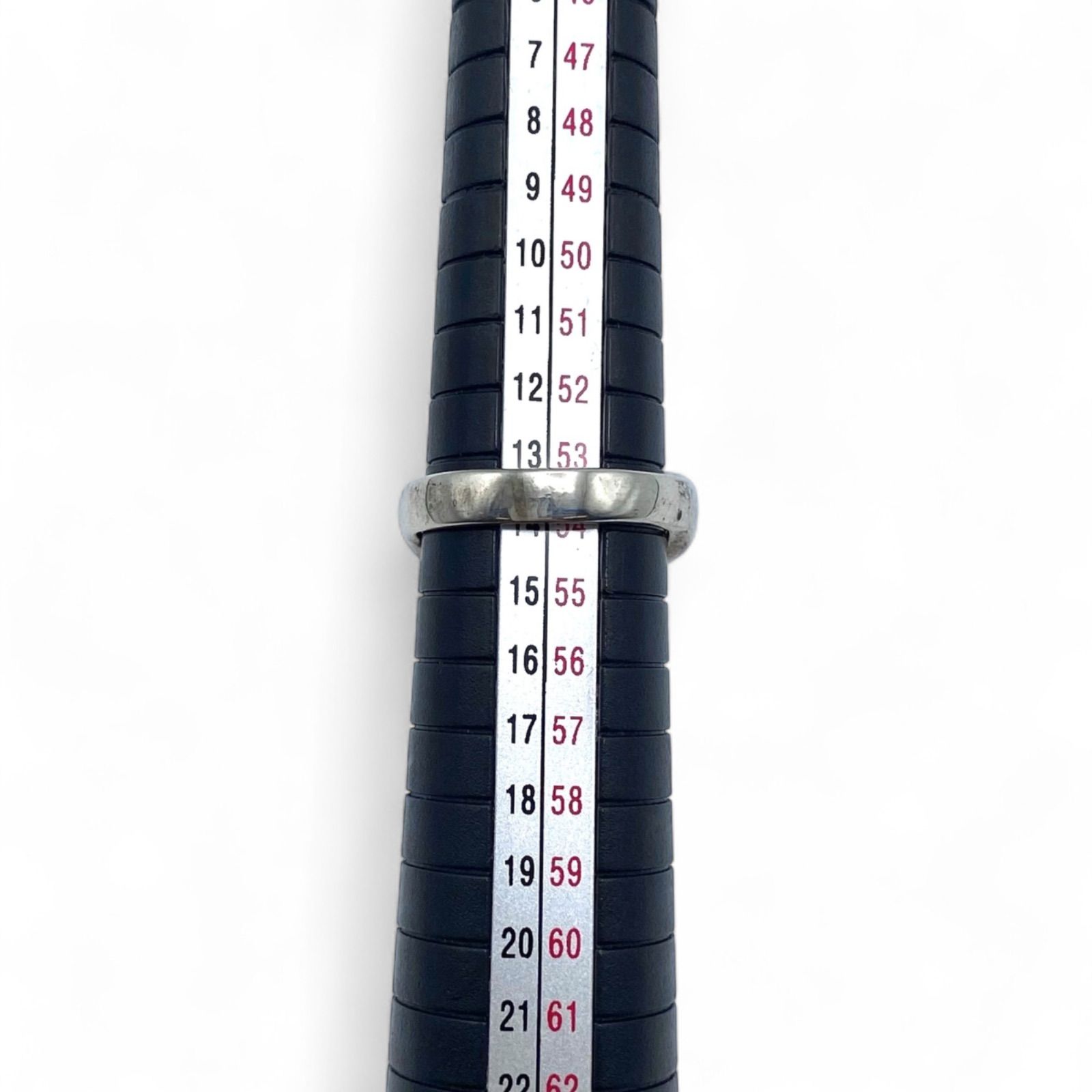 抽象的なフォルム モダンピース Silver 925 刻印 00s Vintage Design Ring シルバー ヴィンテージ デザイン リング 14号 指輪 FORTGASGNV_COM_BR