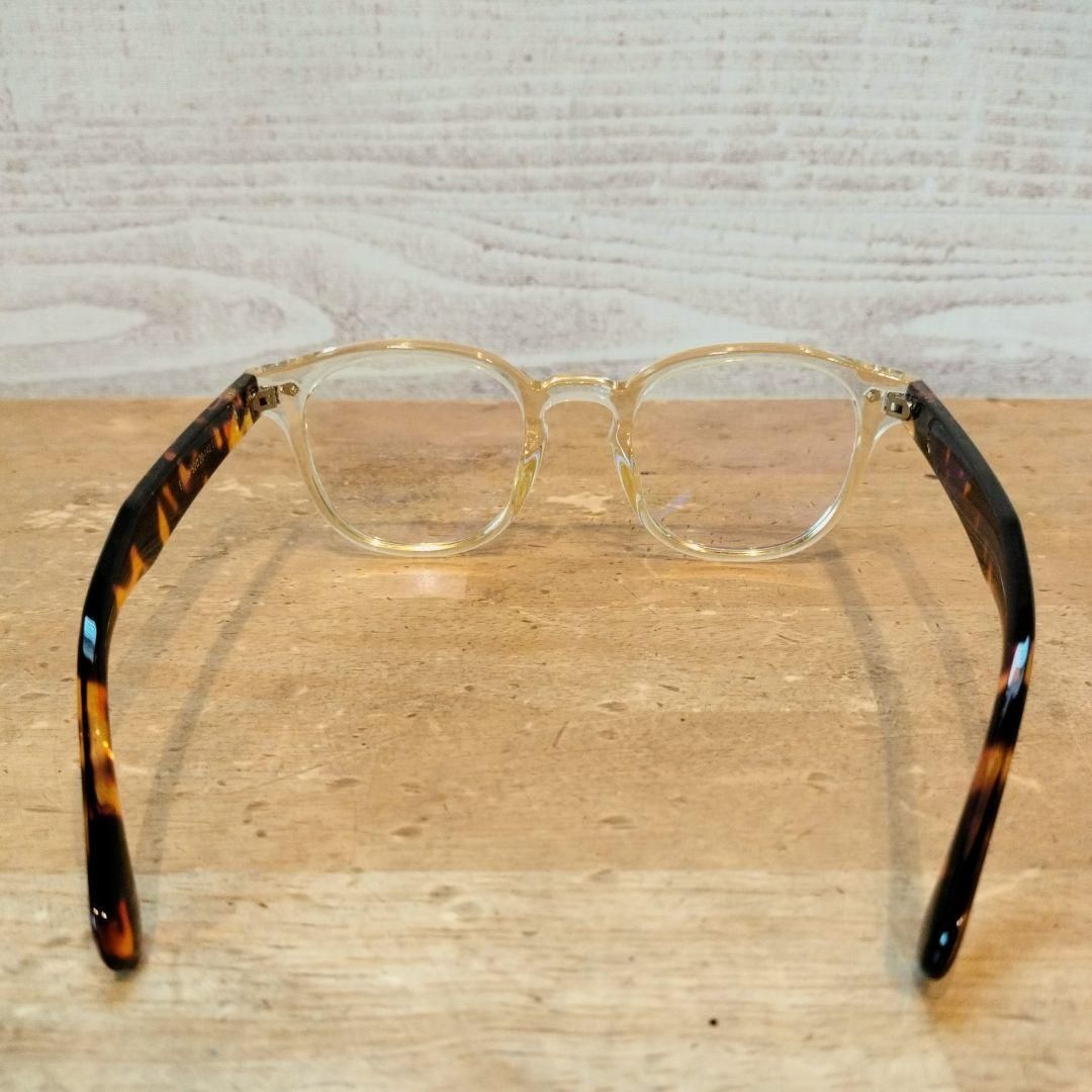 定価 200万 保管品！本鼈甲 白甲 べっ甲 最高級 K18メガネ ウェリントン 値引交渉歓迎】【美品 希少大きい】最高級国産肉厚本べっ甲 K18金無垢