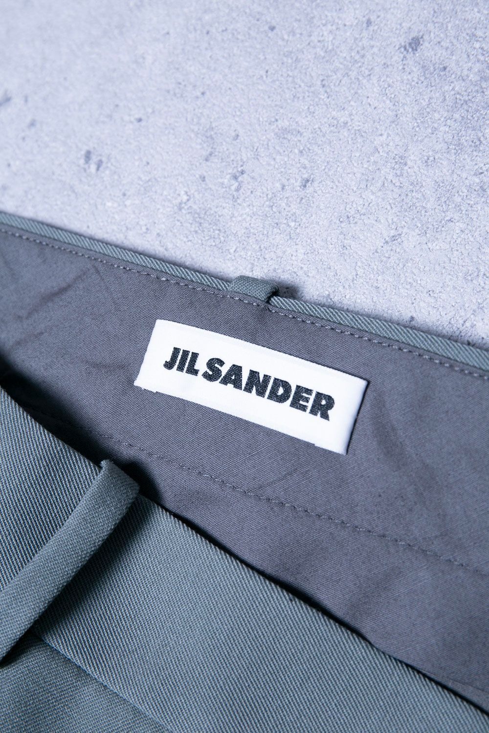 はこぽす JIL SANDER ジルサンダー センタープレス テーラードパンツ