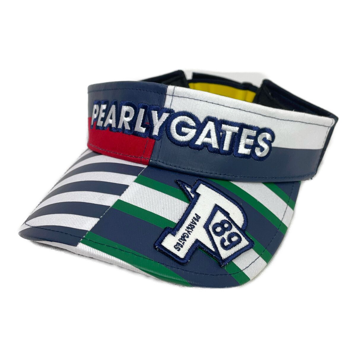 中古 パーリーゲイツ PEARLY GATES サンバイザー フリー マルチ