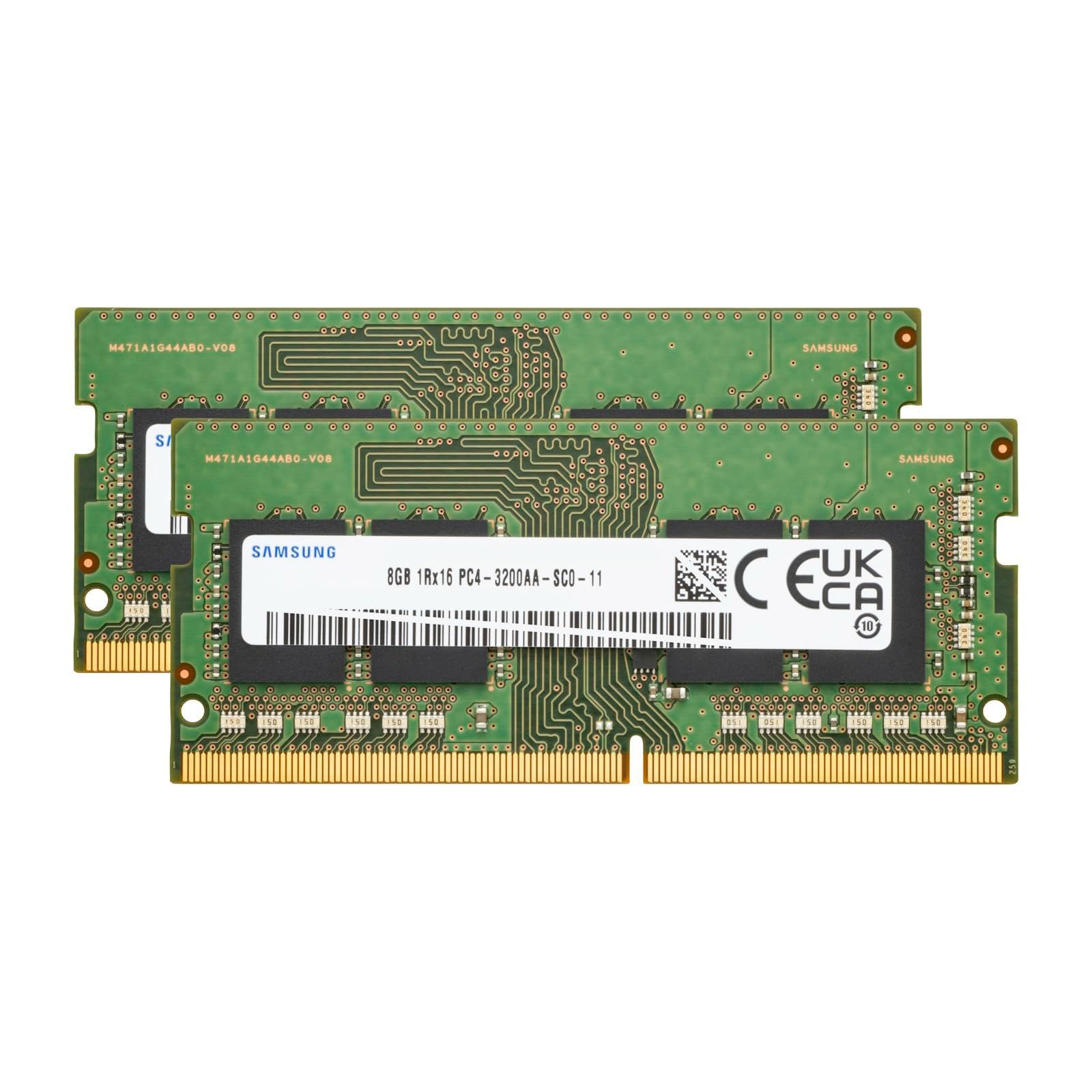 Size 8GB X 2 プリンストン ノートPC用 メモリ サムスン純正 8GBx2枚組 16GB DDR4 3200MHz PC4-25600 SO-DIMM 260pin 1.2v HBN3200S-8GX2