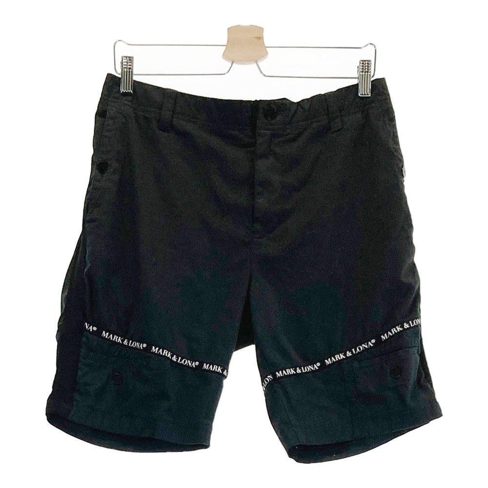 美品MARK & LONA（マークアンドロナ）ハーフパンツ　ブラック　サイズ48 サイズ：48 MARK&LONA マークアンドロナ ハーフパンツ ブラック系