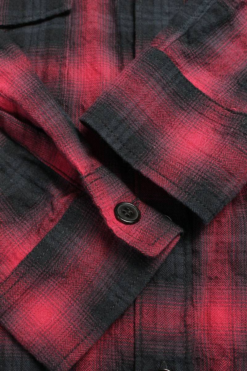 サンローランパリ 16AW 407723 Y826L オンブレチェック長袖シャツ