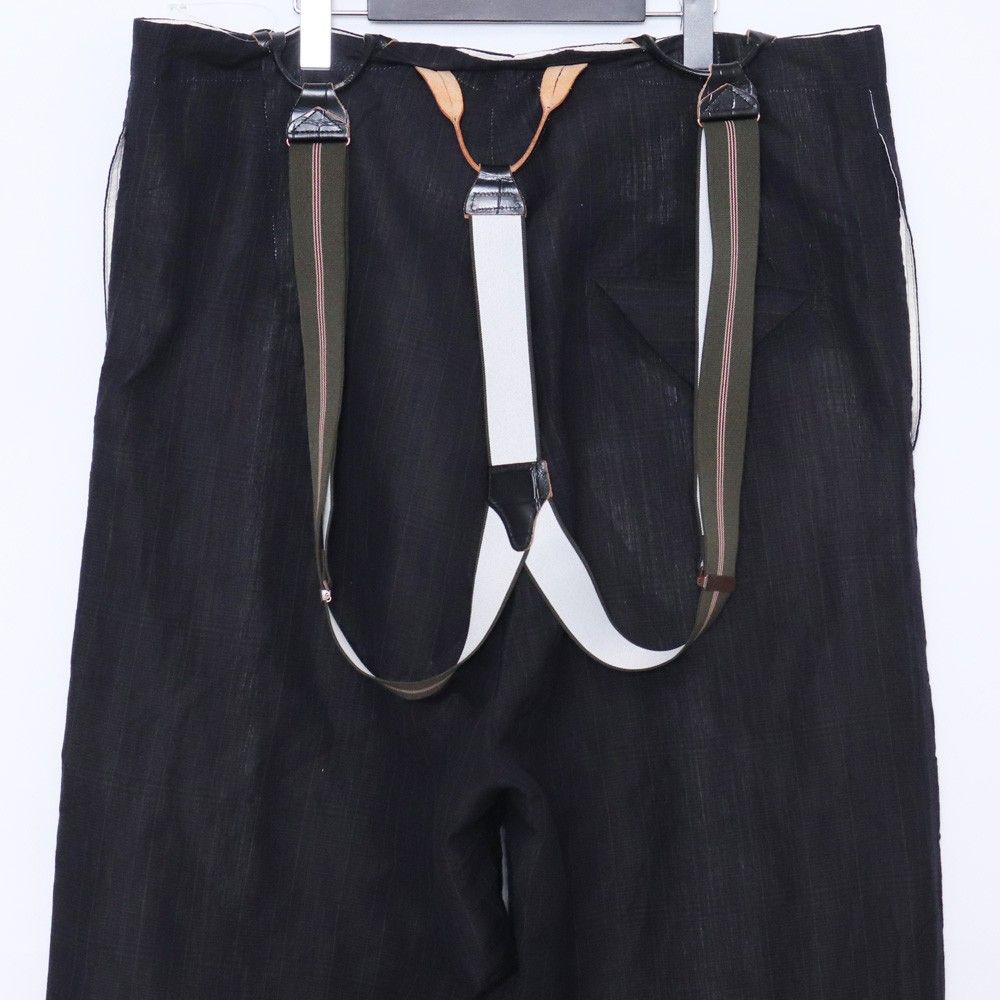 PAUL HARNDEN Suspender Trousers Sサイズ ネイビー - メルカリ