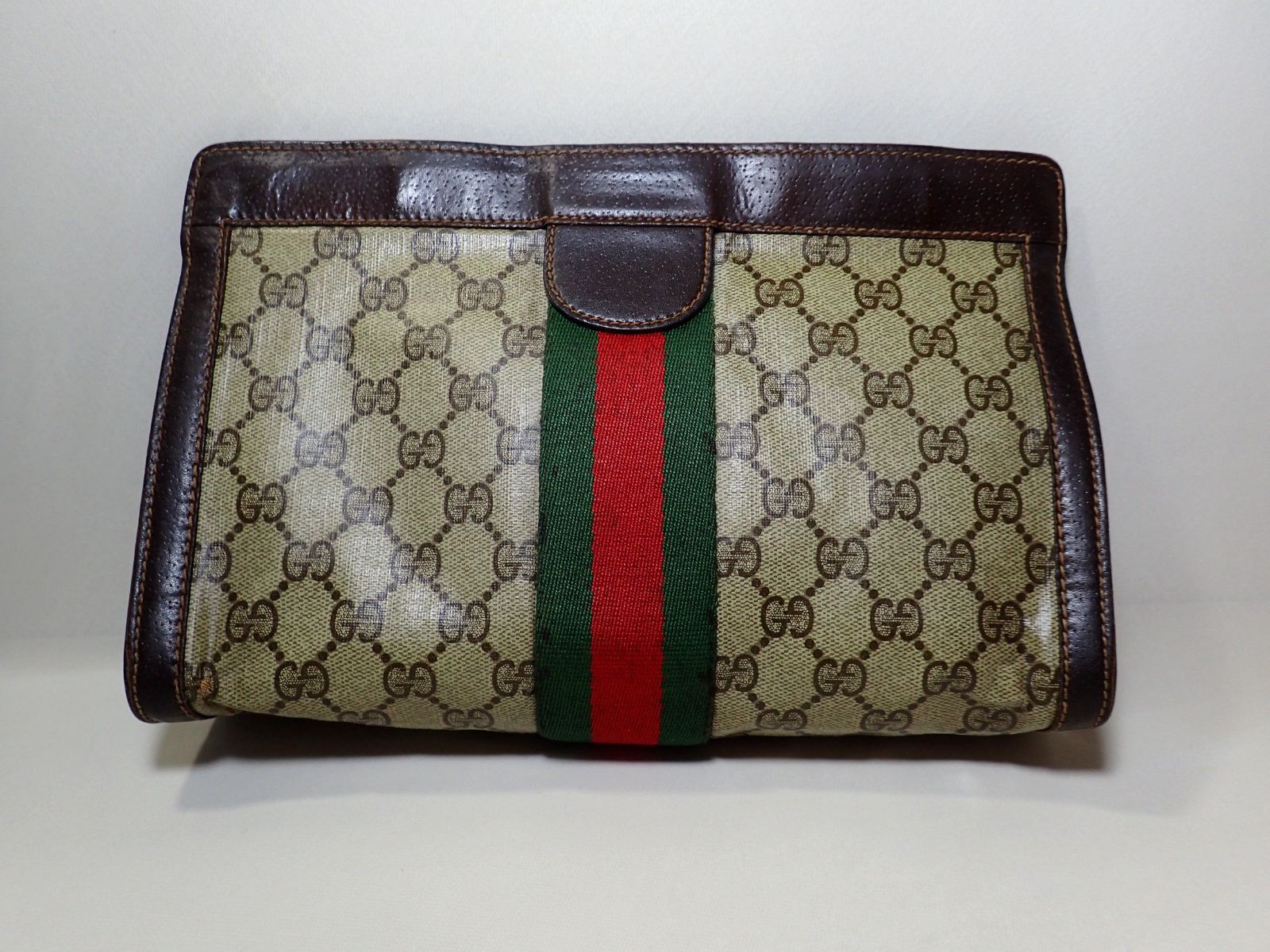 美品　GUCCI PARFUMS クラッチバッグ　GGスプリーム　シェリーライン 楽天市場】本物 グッチパフューム GUCCI PARFUMS シェリーライン