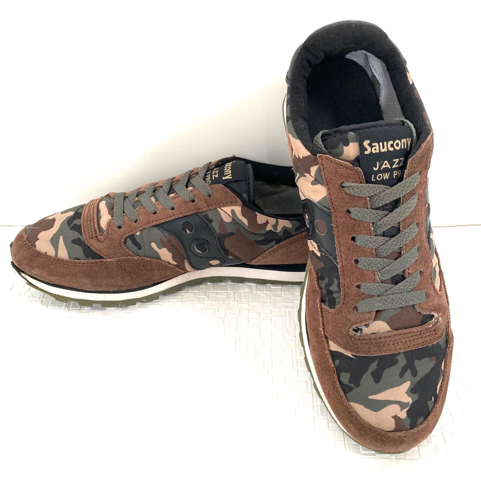 SAUCONY サッカニー JAZZ LOW PRO CAMO ジャズ ロープロ 迷彩 - 靴