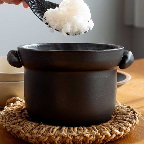 ごはん土鍋 2合炊き 信楽焼 日本製 陶器 高品質 レトロモダン おしゃれ お米 炊飯 火加減いらず 保温効果 おいしい 美味しい 白米 ご飯 USTAUSTRALIA_COM_AU