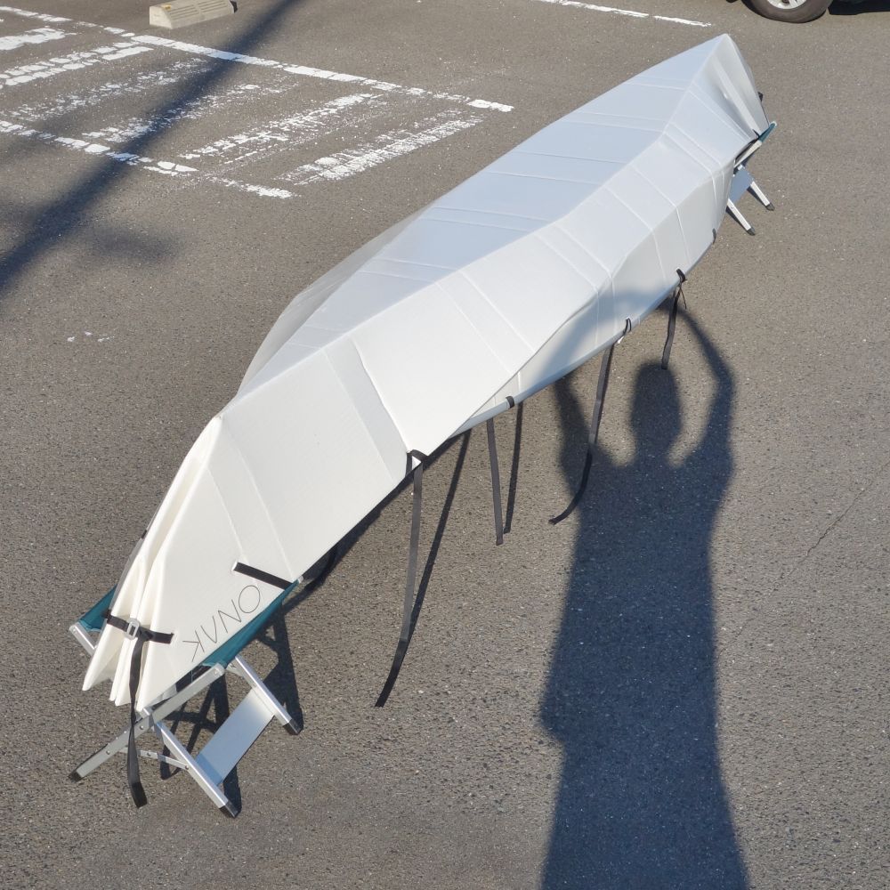 オナック ONAK 折り紙 カヌー 465cm 1～2人用 パドル 付き ポリプロピレン カヤック 船 ボート 静水 アウトドア オナック ONAK 折り紙 カヌー 465cm 1～2人用 パドル 付き