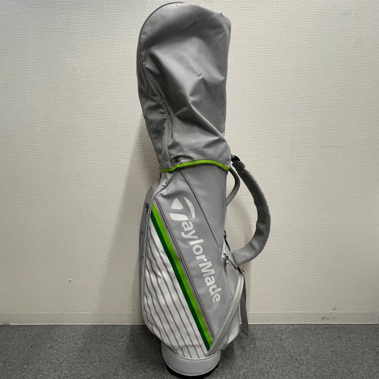 NPA TaylorMade テーラーメイド ゴルフバッグ キャディバッグ グレー×グリーン