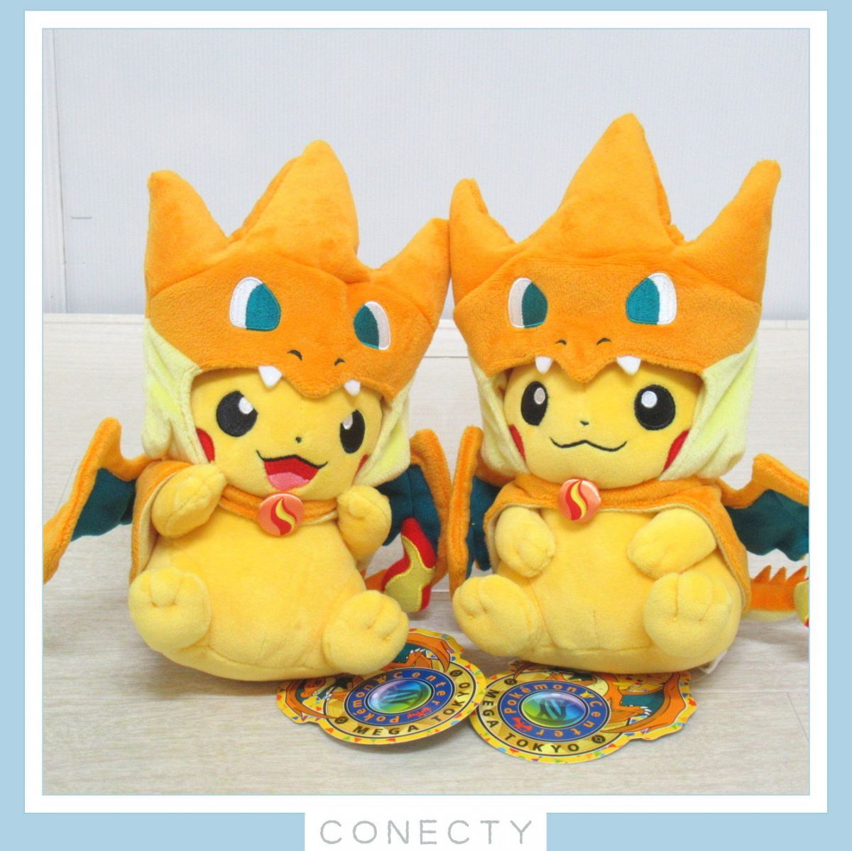 ✿ポケモンぬいぐるみ ポケモンセンターメガトウキョーのピカチュウ セット