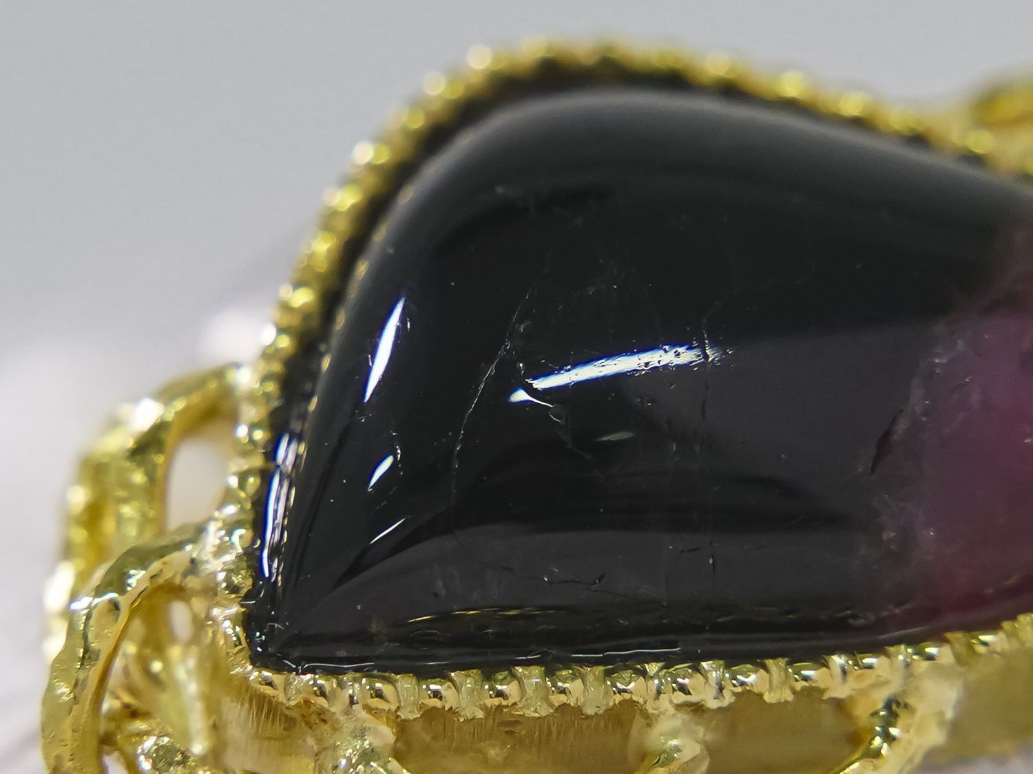 本物 トルマリン 5.56ct ルビー 0.07ct ダイヤモンド 0.02ct K18 WG YG  