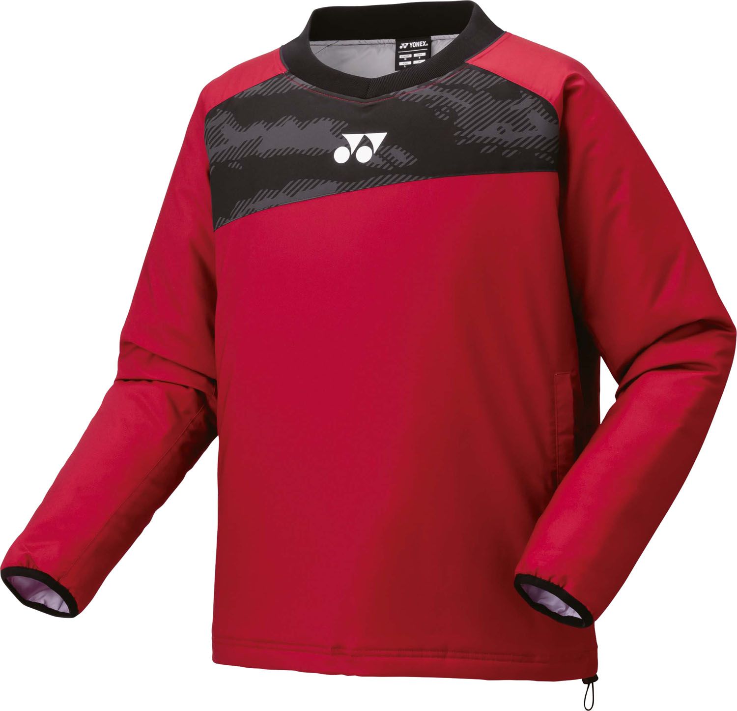 ヨネックス YONEX テニス UNI 中綿 V ブレーカー フィットスタイル 90095 037 ワインレッド