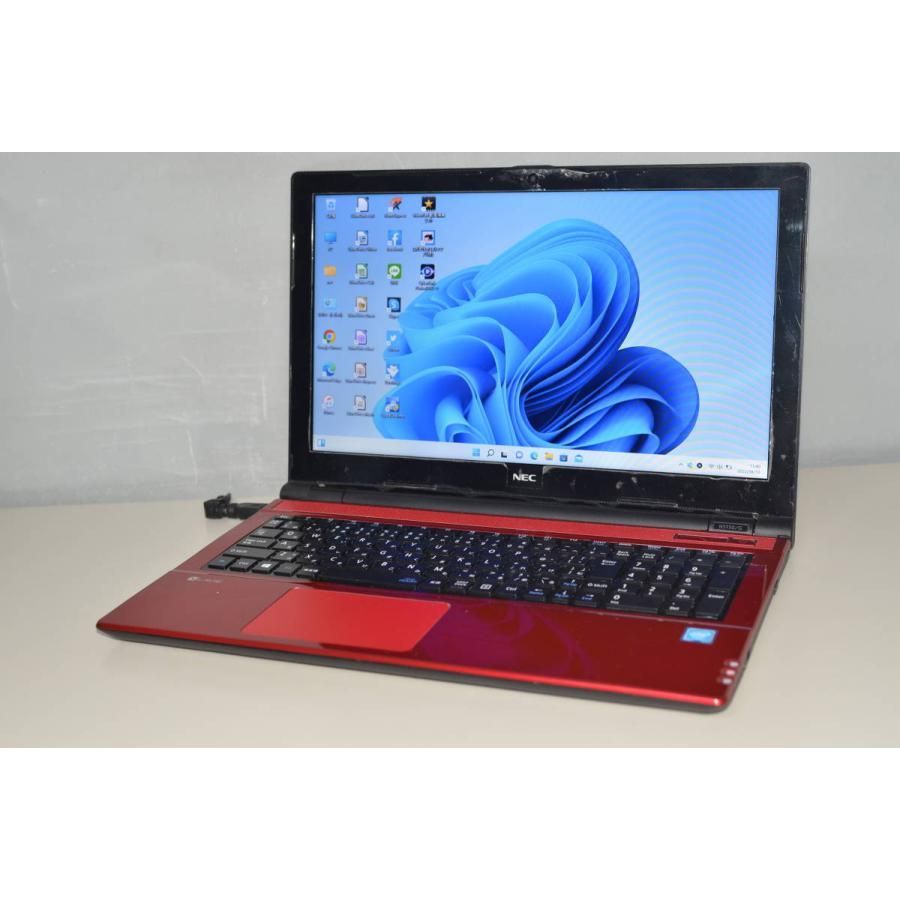 中古ノートパソコン 最新Windows11+office NEC NS150/G Celeron/新品 